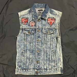 NBA Chicago Bulls Denim Vest
